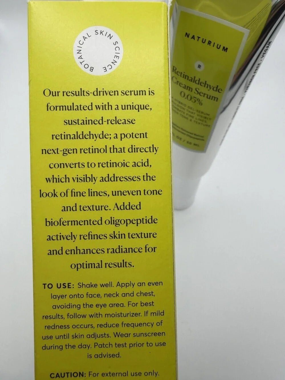 Naturium Retinaldehyde Cream Serum 0.05% 1.7 oz 50ml New Sealed In Box Retinol